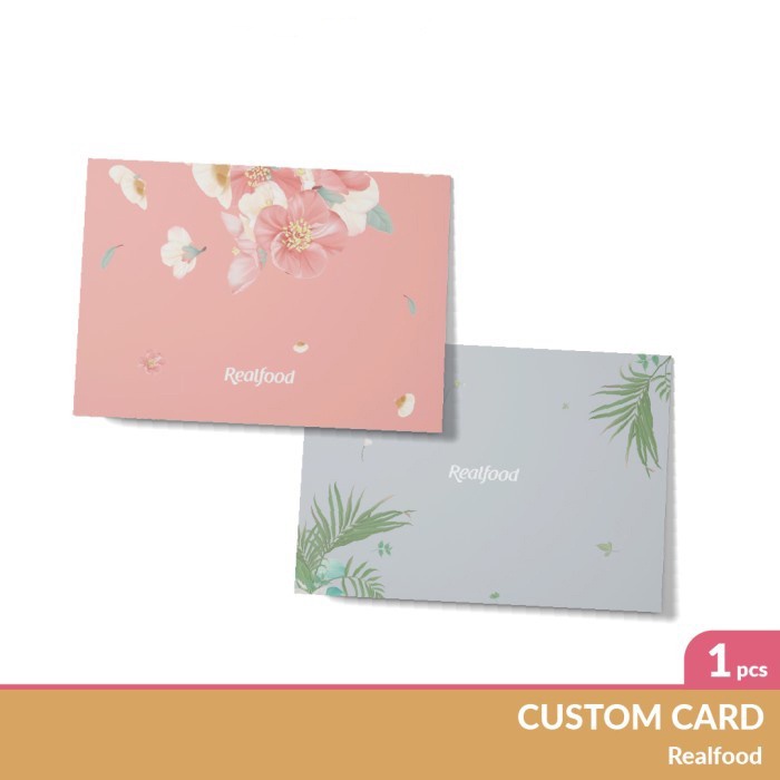 

Realfood Exclusive Card Kartu Ucapan Hadiah Gift Ulang Tahun Birthday