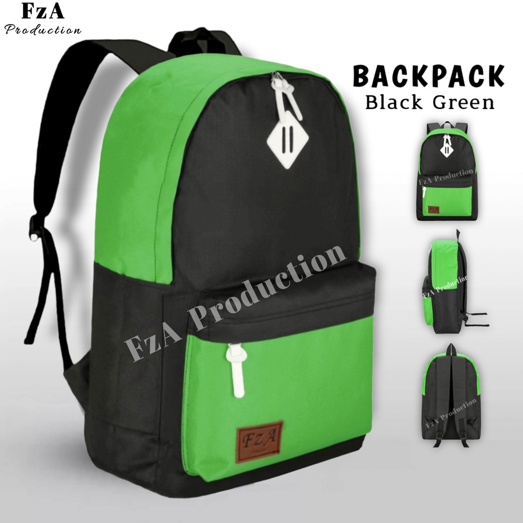 FzA Official - Tas Ransel Distro Casual Pria Wanita / Tas Ransel Laptop Backpack Sekolah Kuliah Distro Original Tas Punggung Laptop - BGSPT