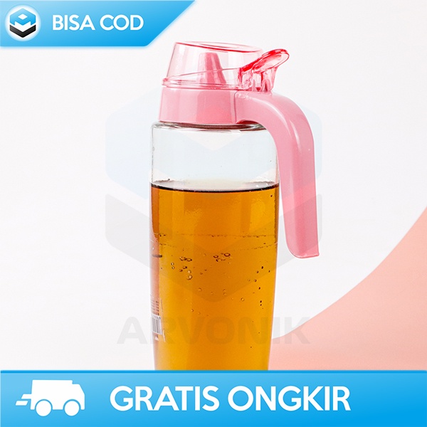 TEMPAT MINYAK GORENG BOTOL MINYAK SAYUR SEASONING JAR SERBAGUNA 550ML