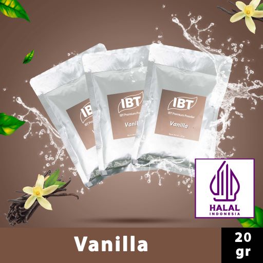

Bahan Minuman Bubuk Rasa Vanilla IBT Premium Powder Sachet