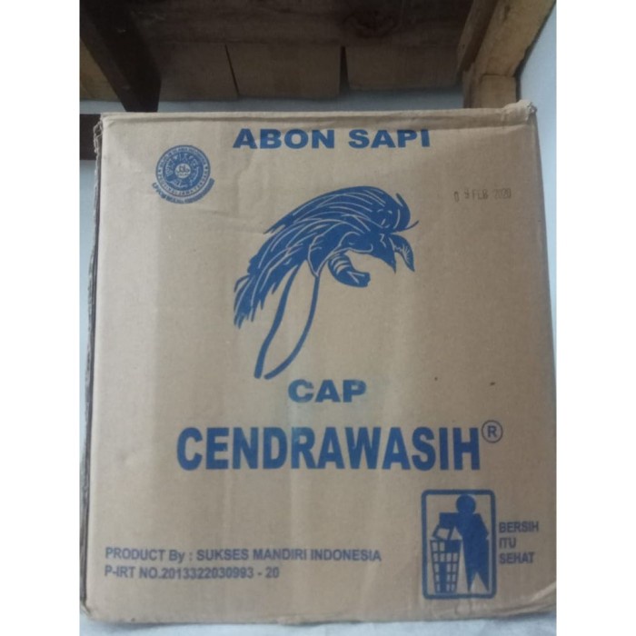 

Abon Sapi Cendrawasih 6x1kg - Gosend Only!!!