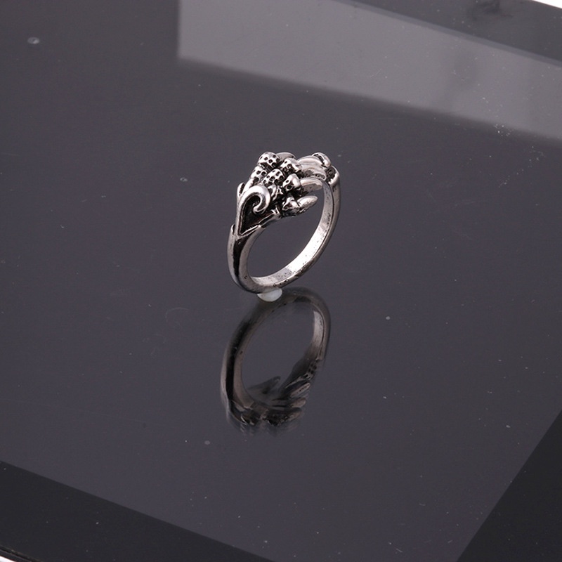 Cincin Model Terbuka Desain Cakar Elang Gaya retro hipster Eropa Amerika