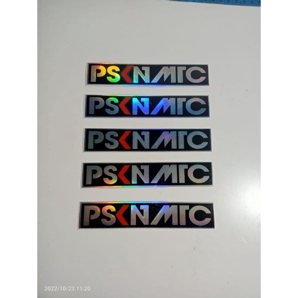stiker hologram pasukan matic, stiker variasi PSKN MTC