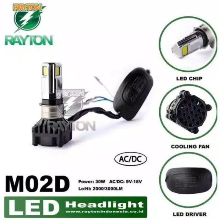 Lampu Led Vario 125 Beat Street Mio M3 DLL RTD 3 Sisi Putih GARANSI