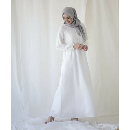 Abaya Gamis Dress BasicTangan Karet