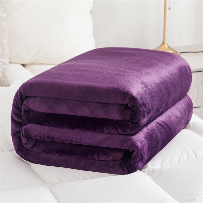 BISA COD SELIMUT BULU POLOS SIZE 150x200 SUPER LEMBUT IMPORT