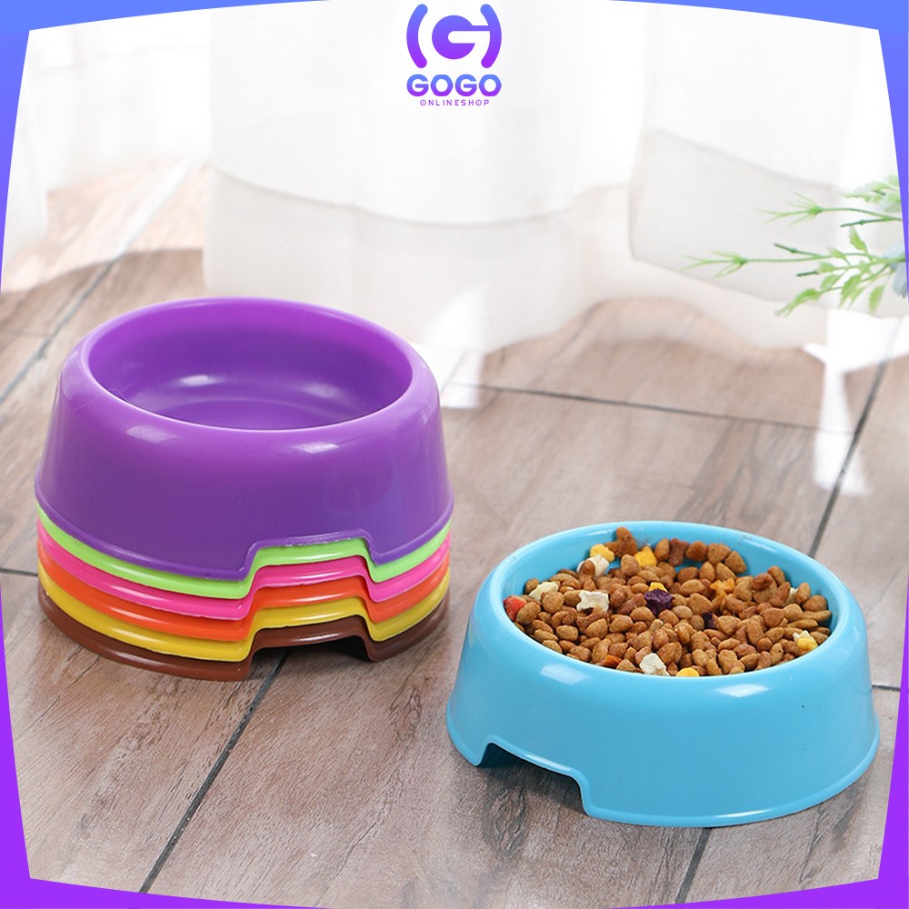 GOGO-C577 Tempat Makan Kucing Mangkok Single Bowl / Tempat Makan Minum Hewan Kucing Anjing Anti Semut