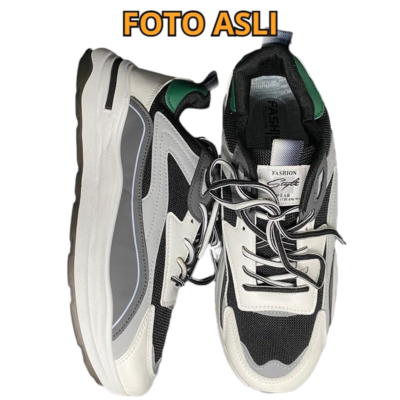 Sepatu Pria Sneakers 110224 Sepatu Olahraga Casual Sport Import Termurah