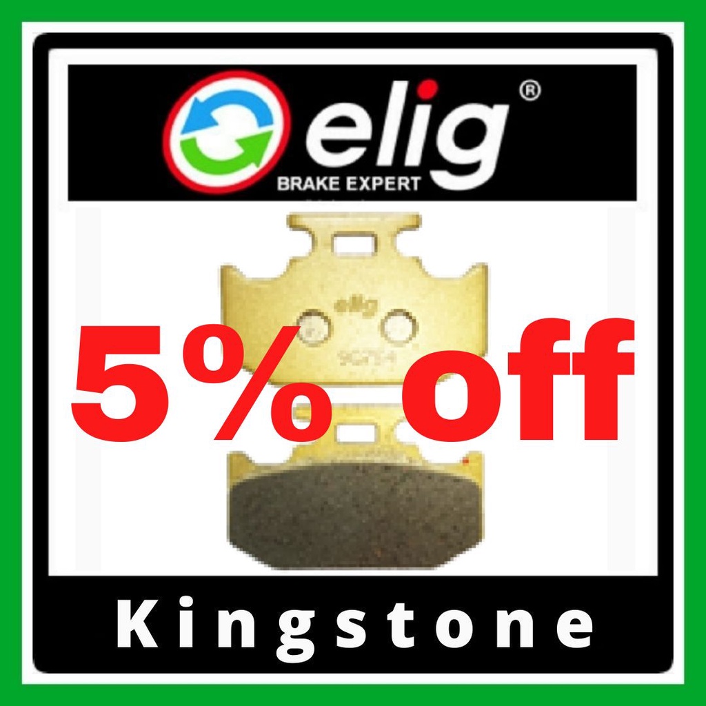 Kampas Rem Belakang Yamaha YZF R15 V3 & NEW VIXION V3 & MT15 & WR 155 - ELIG EM100 STANDARD