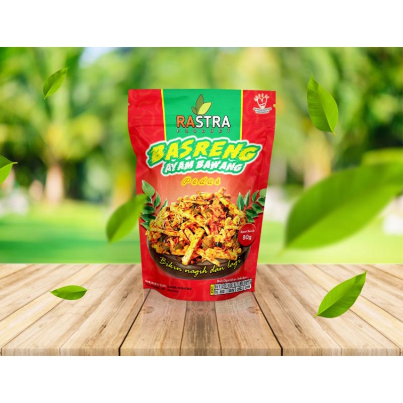 

Basreng Ayam Bawang Pedas 80g