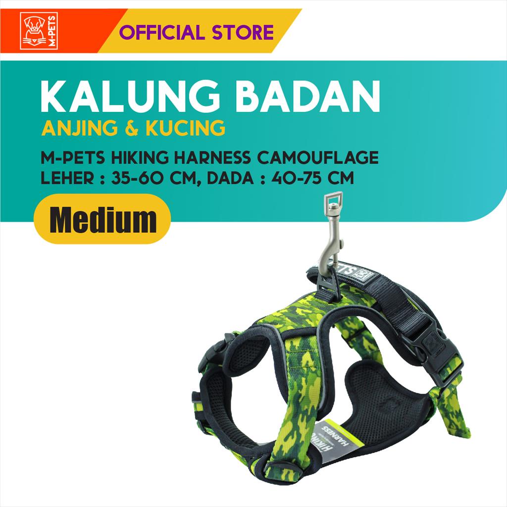 M-Pets Hiking Harness Size M / Tali Kalung Badan Anjing Kucing