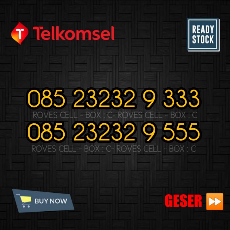 NOMOR CANTIK TELKOMSEL TRIPLE 333 555 ABABA 23232 ABAB 3232 9333 9555 KARTU AS HOKI