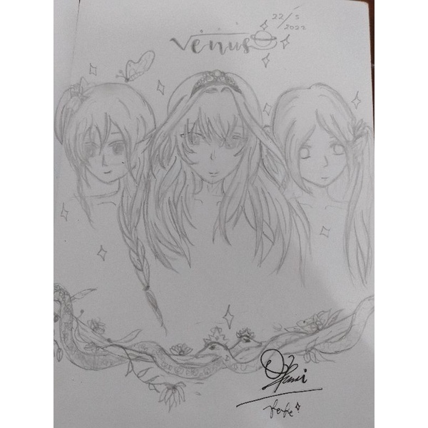

Jasa gambar sketsa anime | bisa request | hand made 100%