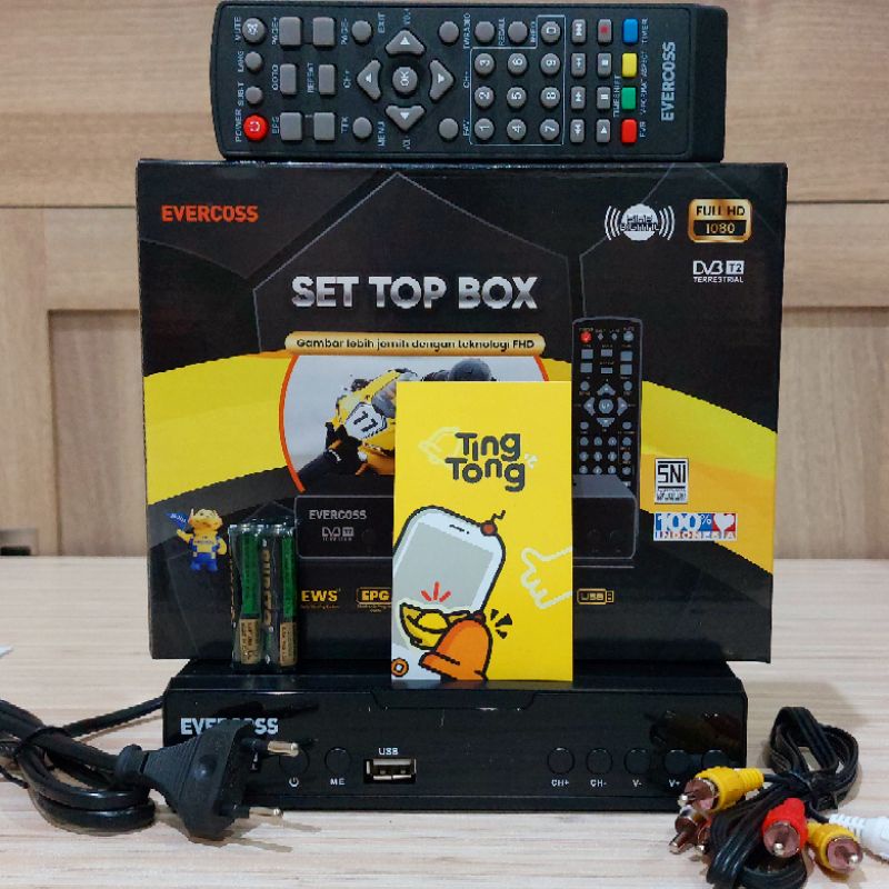 Evercoss Stb Max dan Prime Digital Tv Receiver Full HD Set Top Box