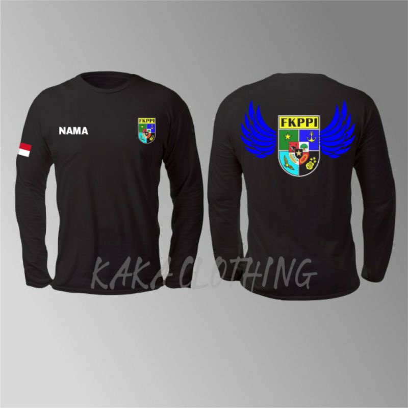 KAOS BAJU FKPPI TANGAN PANJANG HITAM