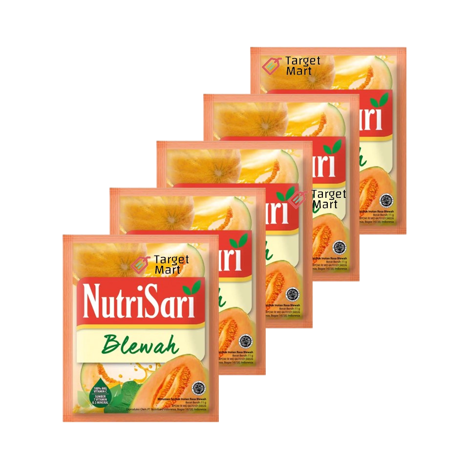 

5PCS NutriSari Blewah Minuman Serbuk Kaya Vitamin