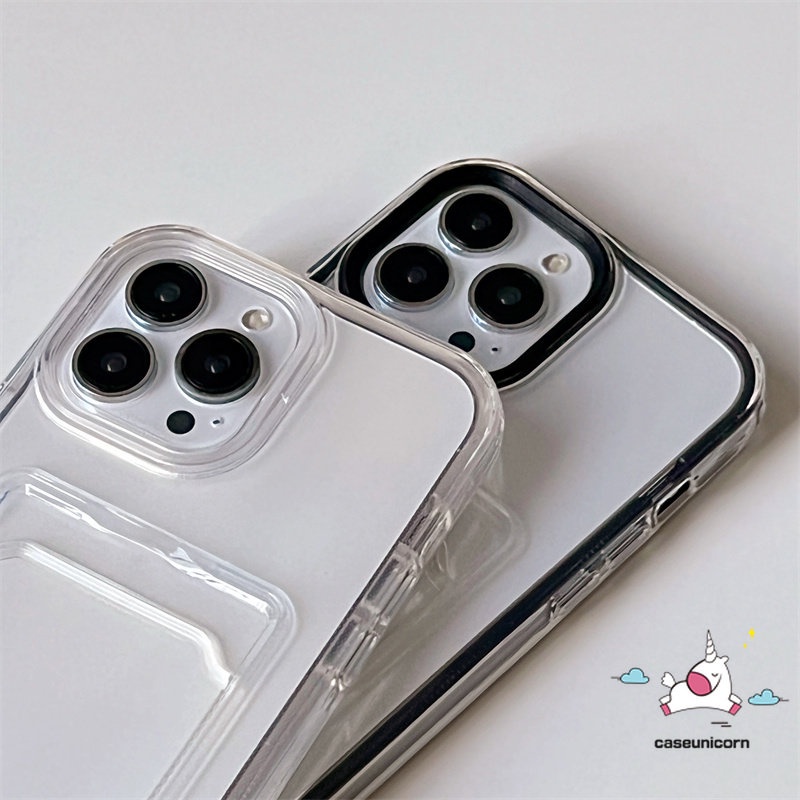 3in1 Casing Soft Case + Dompet Kartu Untuk iPhone 11 13 12 14 Pro MAX XR 7 8 6 6S Plus X XS MAX SE 2020