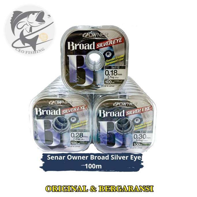 Senar Nylon Owner Broad Silver Eye Connecting 100m 0.18 | 0.28 | 0.30