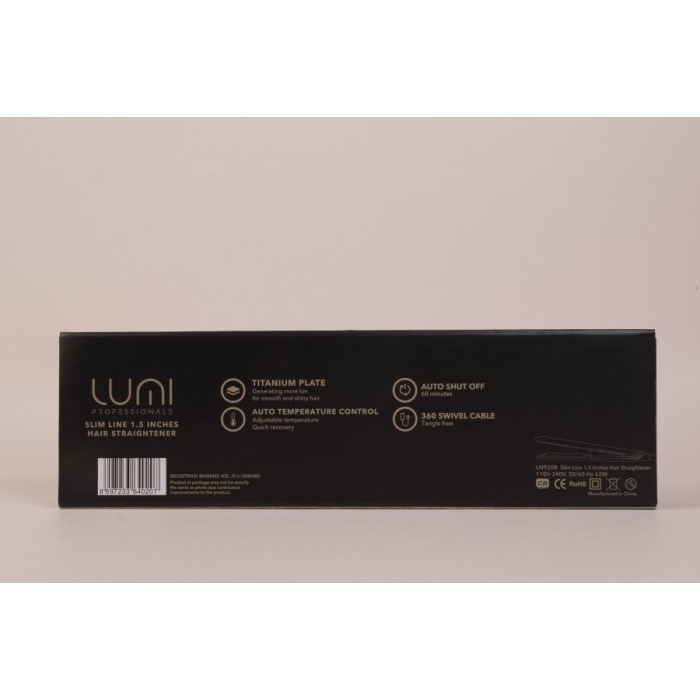 Lumi Slim Line Hair Straightener 1.5 inch - Catokan Lurus Keriting