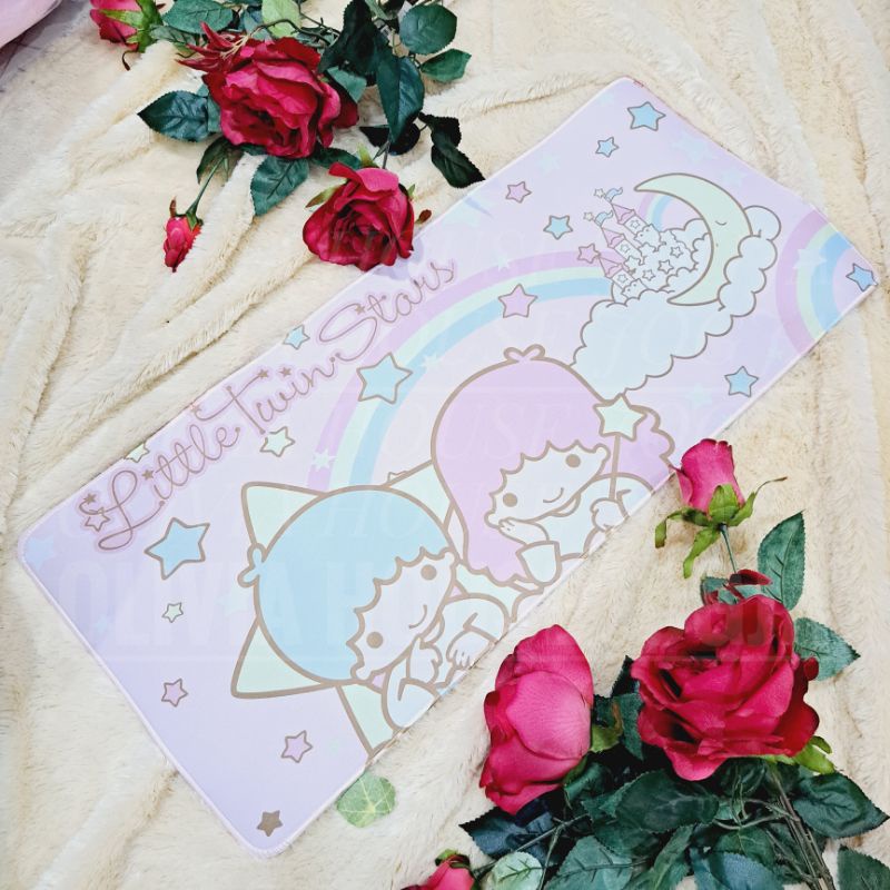 Mousepad Little Twin Stars Panjang Mouse Pad Panjang Little Twin Stars Alas Meja Little Twin Stars A