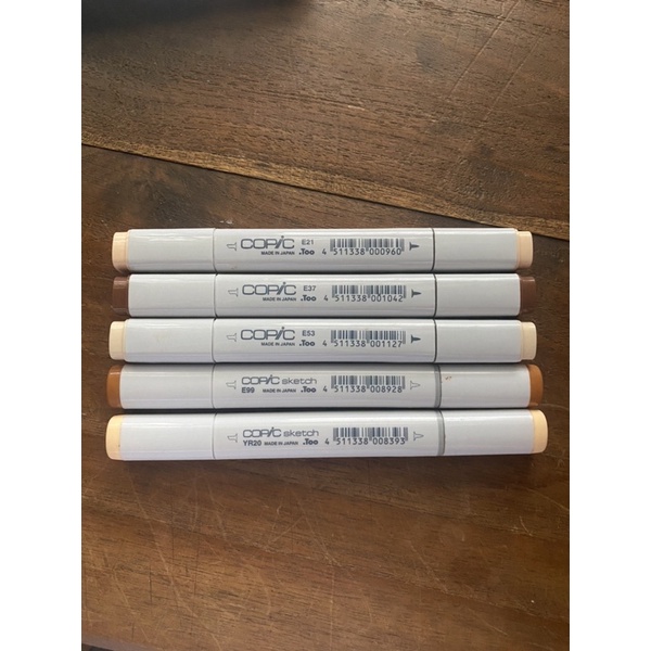 

Copic Sketch Marker E21 E37 E53 E99 YR20