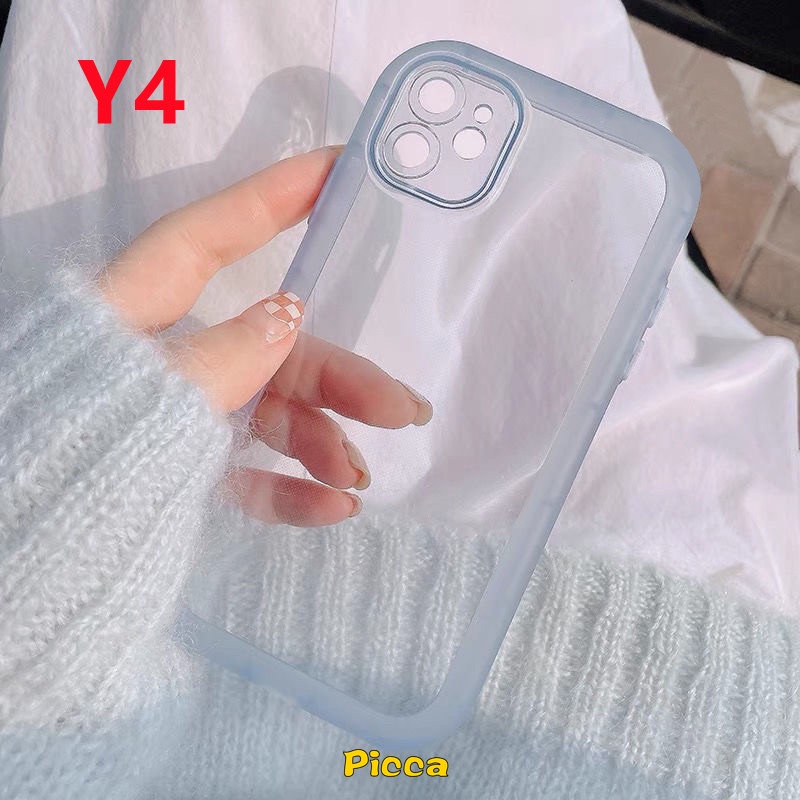 Soft Case TPU Transparan Shockproof Cover iPhone 11 12 Pro Max Plus X XS XR XS Max