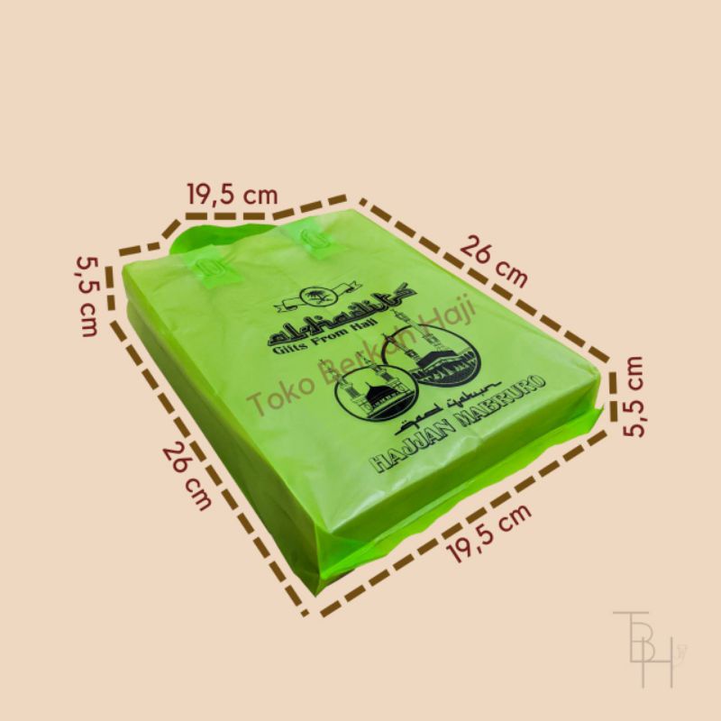 

tas plastik bag oleh oleh haji dan umroh 50pcs