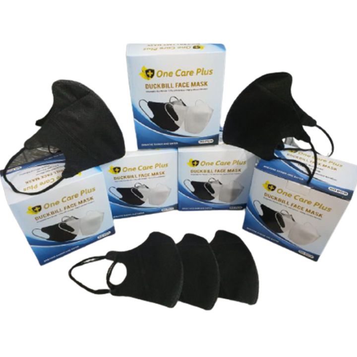 Termurah Masker Duckbil Hitam isi 50pcs 1Box Mask Earloop Daily Mask Masker Mulut