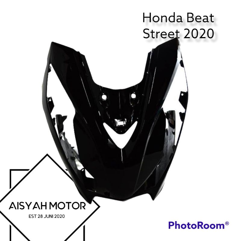 Cover Dasi Tameng Honda Beat Street Deluxe Warna Hitam Tahun 2020