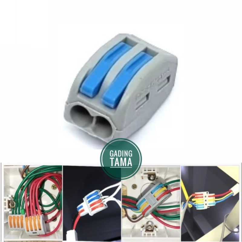 Terminal Konektor Blok Tuas (S-2) Sambungan Kabel Cepat