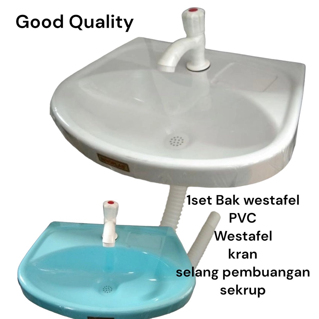 1 SET WESTAFEL CUCI TANGAN PELASTIK/BAK WESTAFEL CUCI TANGAN