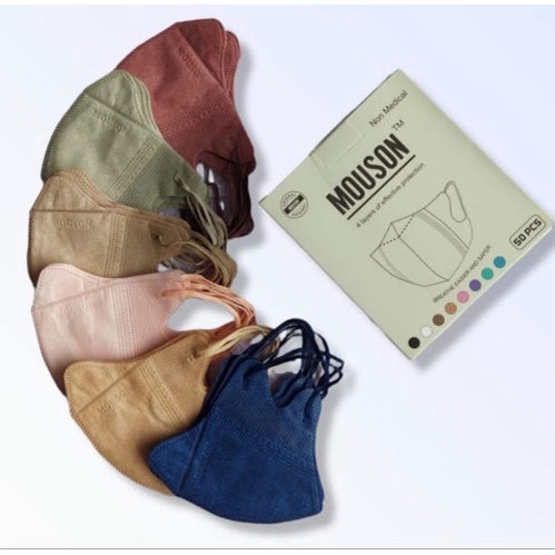 Mouson Mask Duckbill 4 Ply (50Pcs)