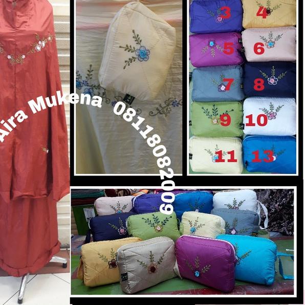 mukena parasut bordir