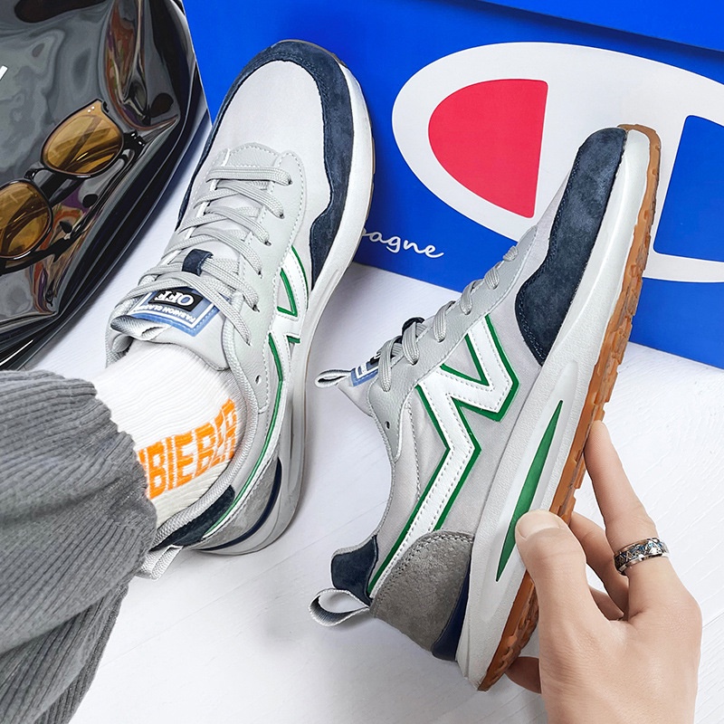 Sepatu Pria Sneakers Import - 113778 - Shoes Fashions Men's Sport Casual Sepatu Olahraga Trendy Termurah