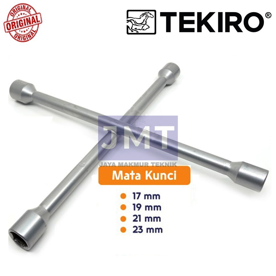 Tekiro Kunci Roda Palang Ban Mobil 14"  Mata Kunci 17mm 19mm 21mm 23mm