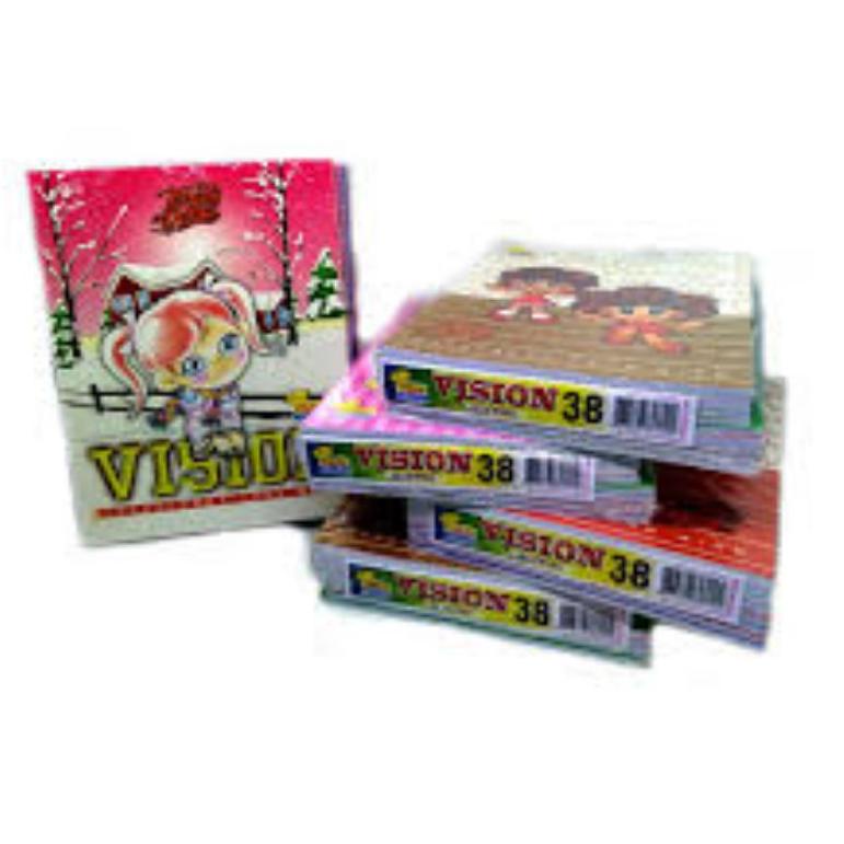 

TREND TERKINI Buku Tulis Vision 38 Lembar Murah 1 pack 10 buku ☼ 866