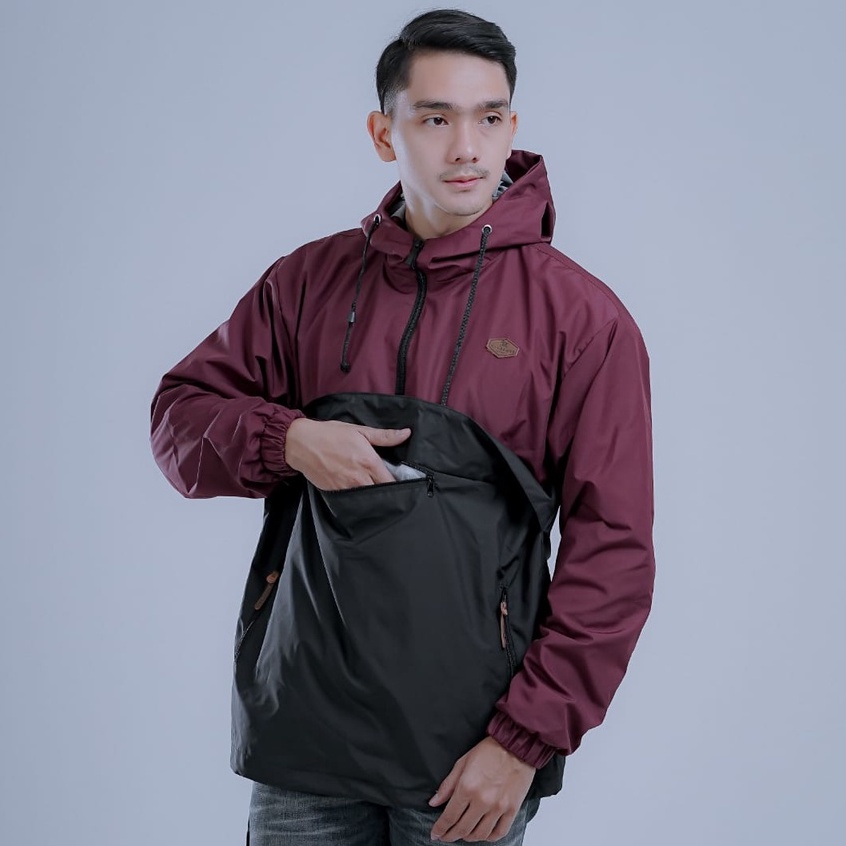 X-Urband Cougle Comby Jaket - Jaket Parasut Pria A002