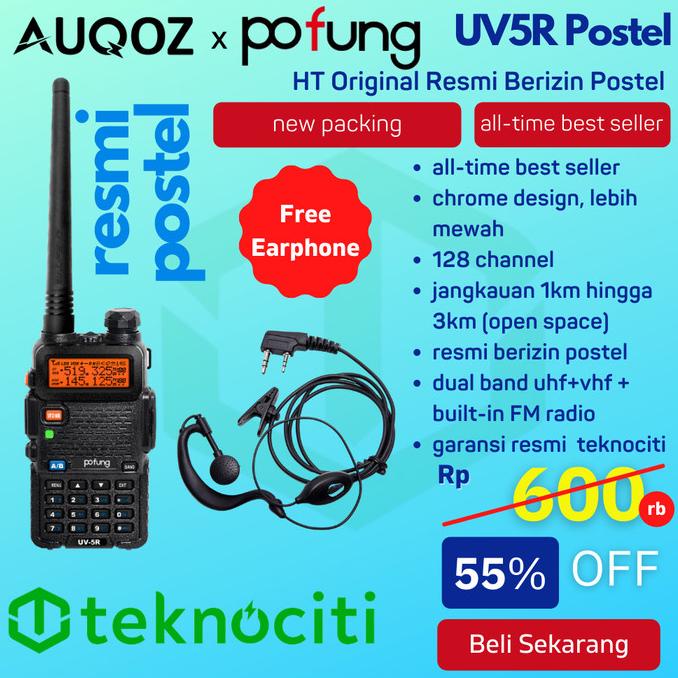Pofung Uv-5R Ht / Uv5R Handy Walkie Talkie