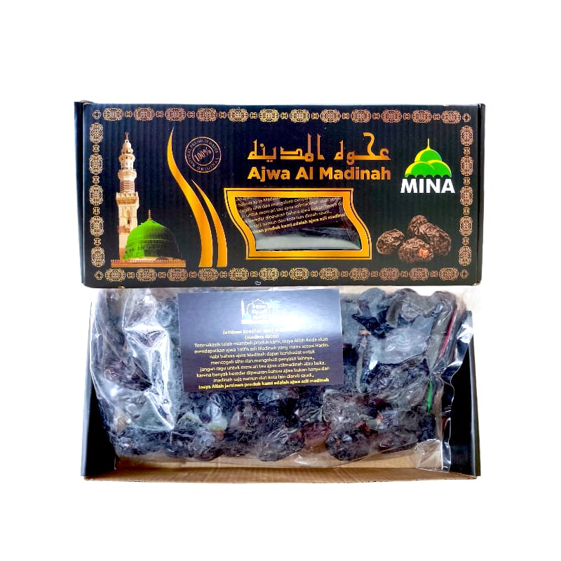 Kurma Nabi//Ajwa Madinah Kemasan Dus Premium 500gr