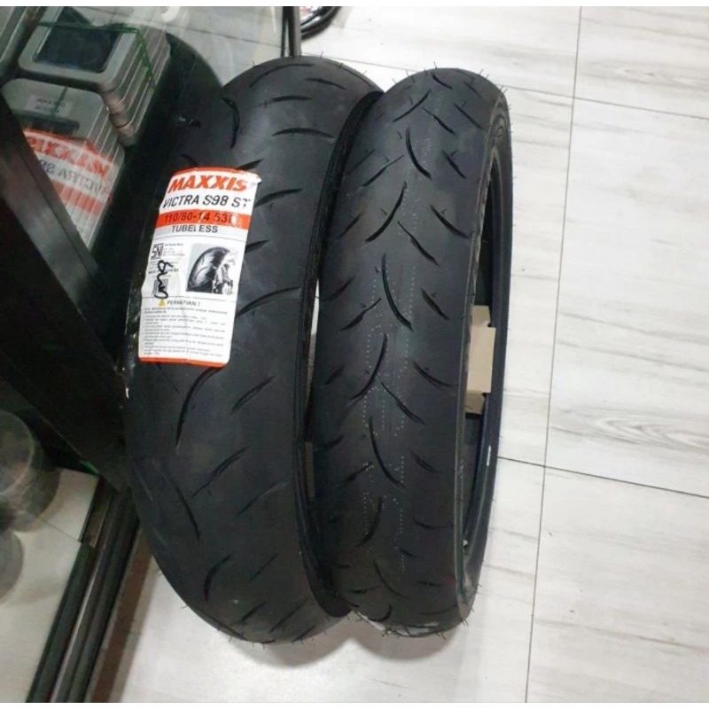 Ban Luar MotorMerk Maxxis
Type Victra
Uk 90/90-14 dan 110/80-14