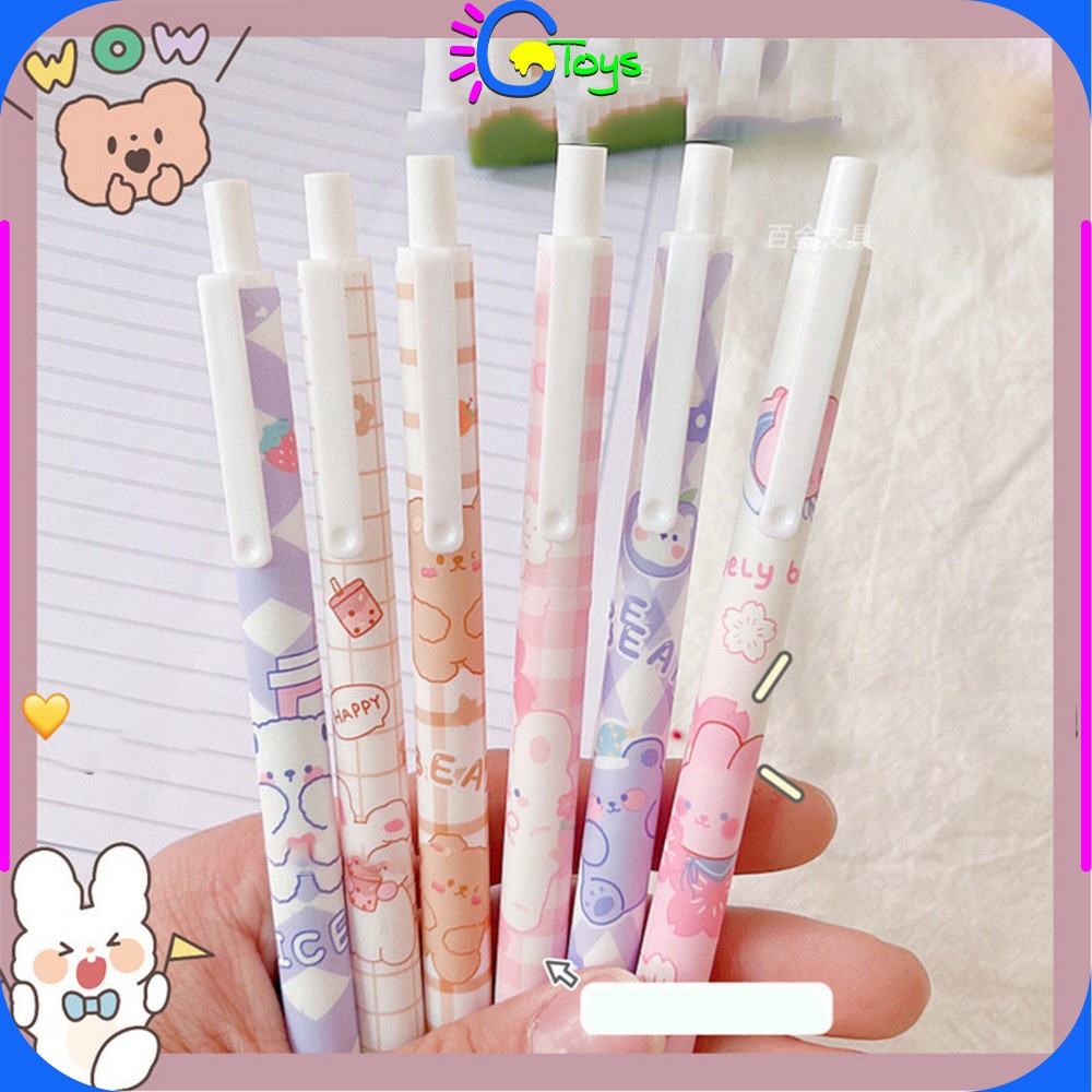 

CR-A41 Pena Lem Pulpen Mekanik Ballpoint Motif Kartun / Pulpen Lem Stik Cepat Kering Warna Permen DIY Stationery Pelajar