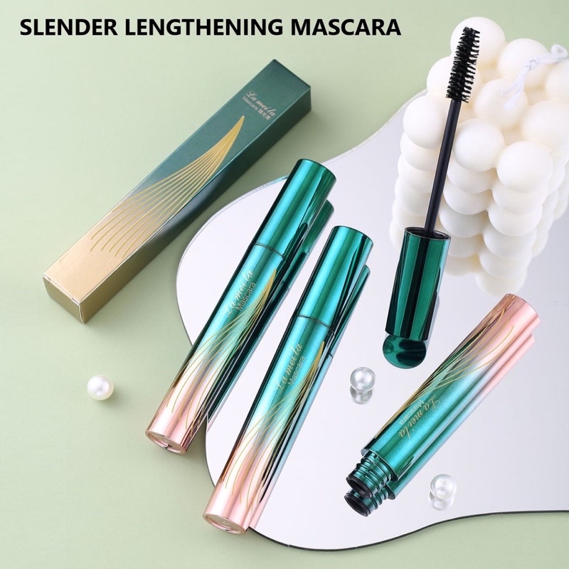 LAMEILA Peacock Mascara Emerald Bulu Mata Tebal Lentik Original - MH