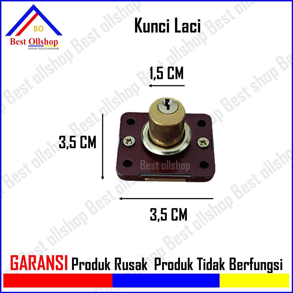 Kunci Laci Lemari Olimpik Kicenset Meja Kantor Besar / Kunci Laci Lemari Olympic Loker Drawer Lock Kecil