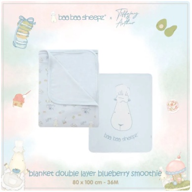 Baa Baa Sheepz x Tiffany Double Layer BLANKET Chef BaaBaa 36M