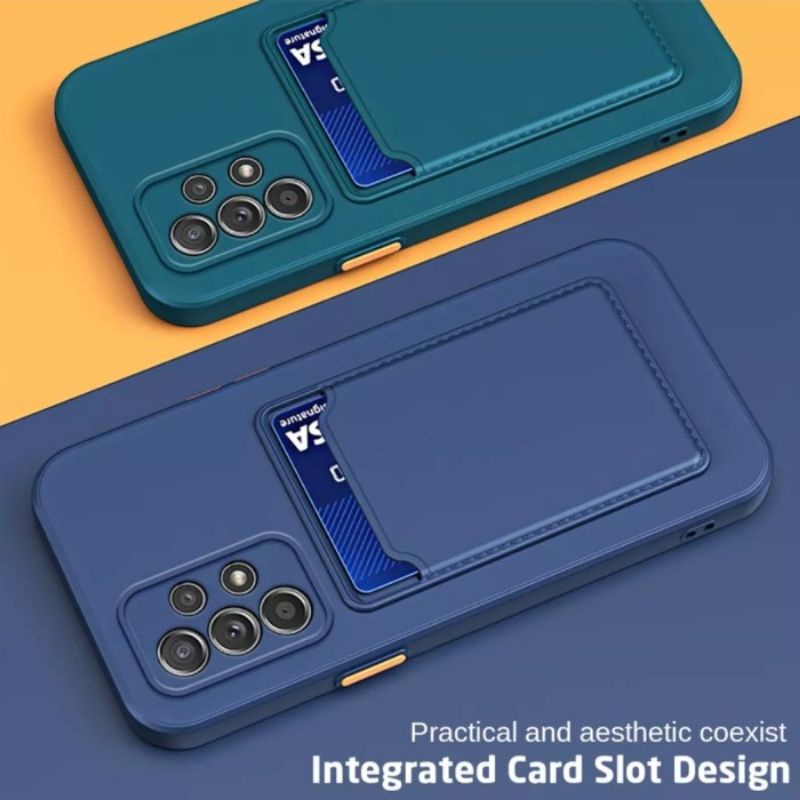 SAMSUNG A13 SAMSUNG A23 A53 5G Silikon Case Casing Card Slot Kartu Coque
