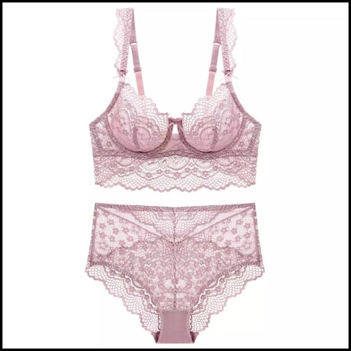 Promo Bra Set Transparan Sexy Berkawat - Lafemme Underwar 03721