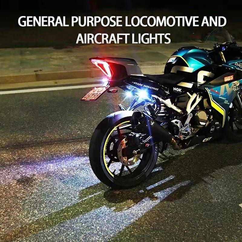 Lampu LED Pesawat Drone Lampu Variasi Mobil Motor Nyala 7 Warna RGB Flash Universal