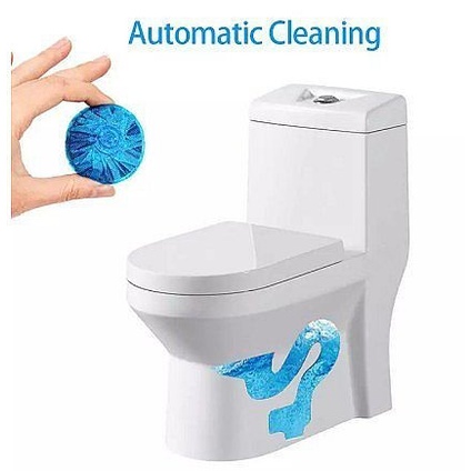 Tablet Biru Pembersih Pewangi Kloset Toilet duduk WC Anti Kuman 50g