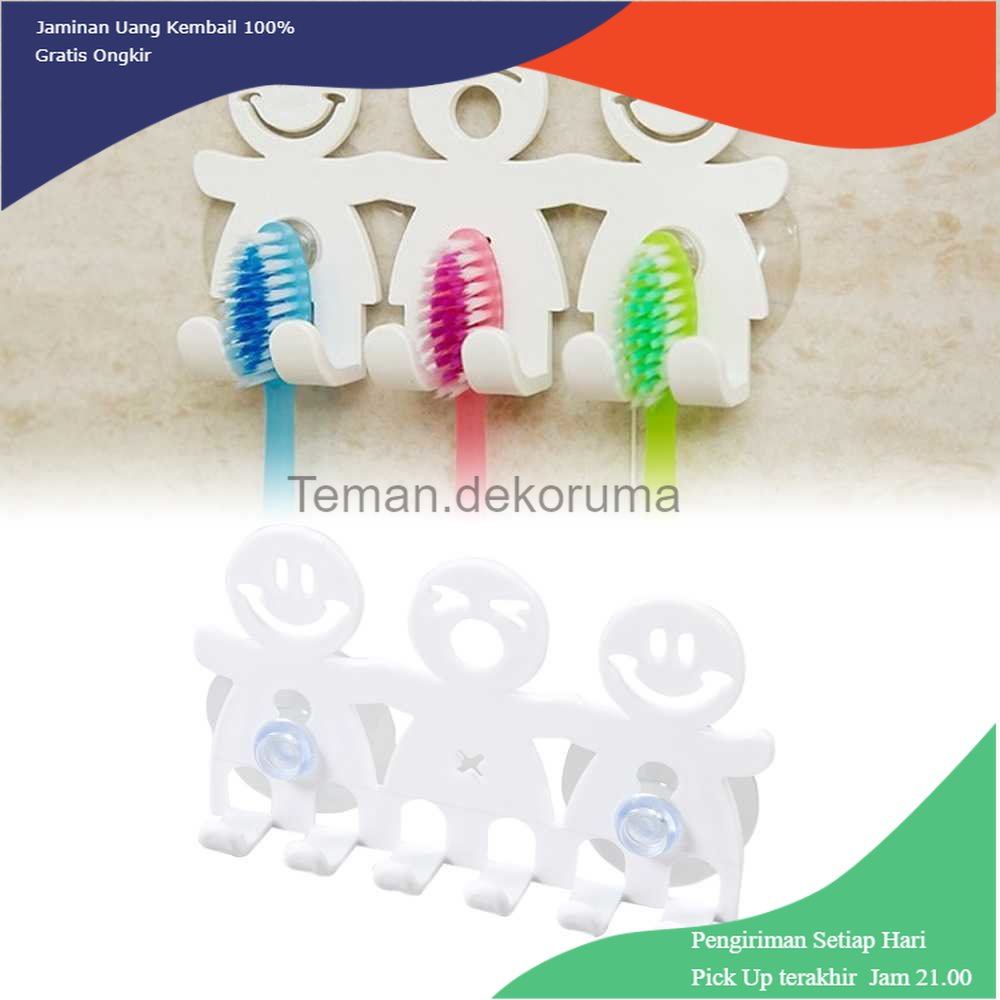 TD - PR GUANYAO Rak Sikat Gigi Wall Mounted Toothbrush Holder - E1911