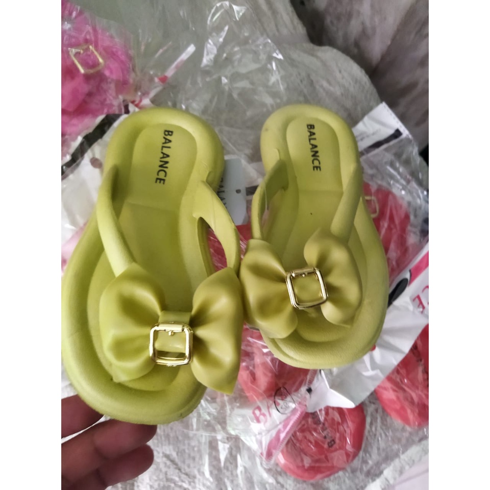 SANDAL ANAK FASHION BANGKOK 8001-A1 (24-35) SANDAL JEPIT ANAK TANGGUNG JIBBITZ PITA BEAR